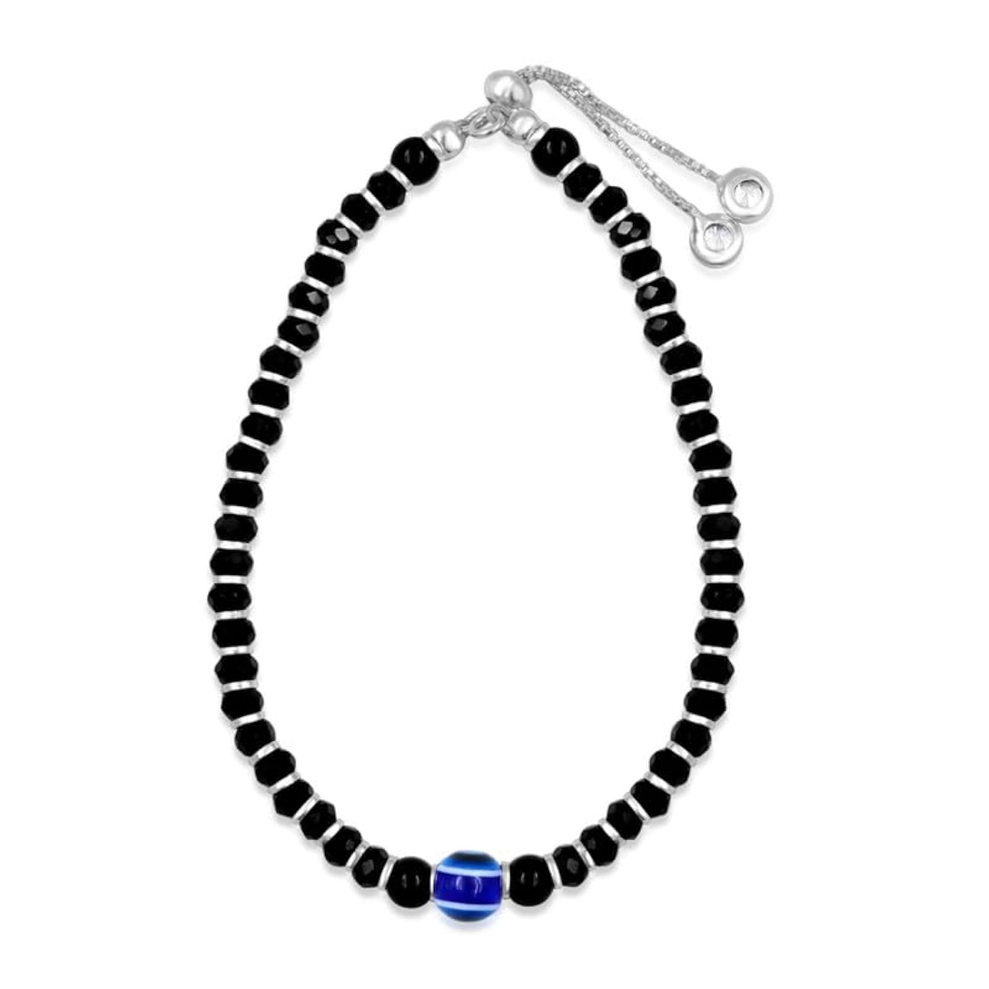 Women's 925 Hallmark Silver Evil Eye Nazariya Bracelet
